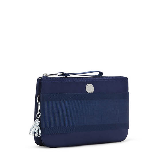 Kipling Creativity Extra Large Metallic Wristlet Tassen Donkerblauw | BE 2067AH